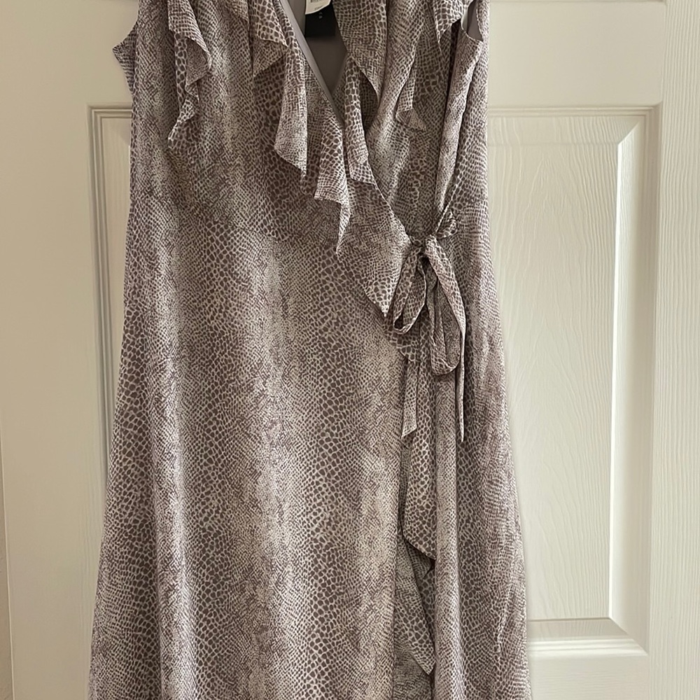 Banana Republic Chiffon Maxi Wrap Dress